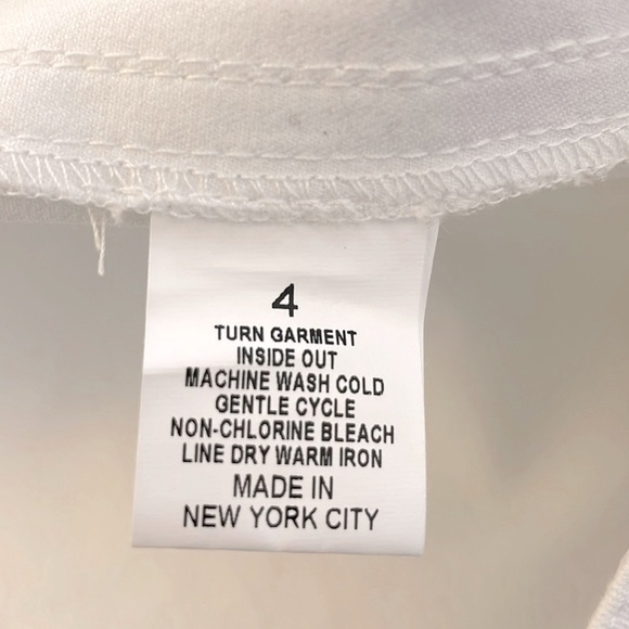 Peace of Cloth White Pants! Ankle Length - Size 4. The pant you need for summer! - Picture 7 of 8